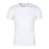 Men’s CVC Cotton Short Sleeve Round Neck T-Shirt – Classic Summer Tee | Lovana UK